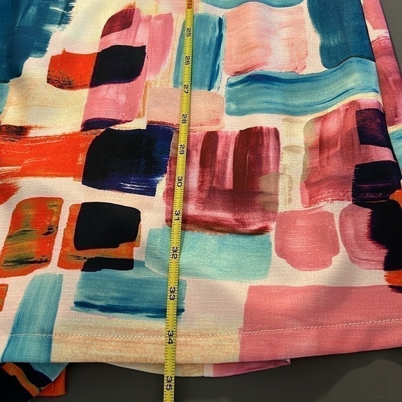 Traffic People True Wrap Geometric Pattern 70 s M - Picture 11 of 12